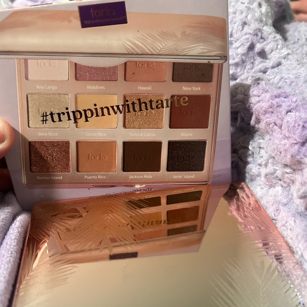 NWT Tarte #trippinwithtarte Eyeshadow Palette - Tropical Neutrals